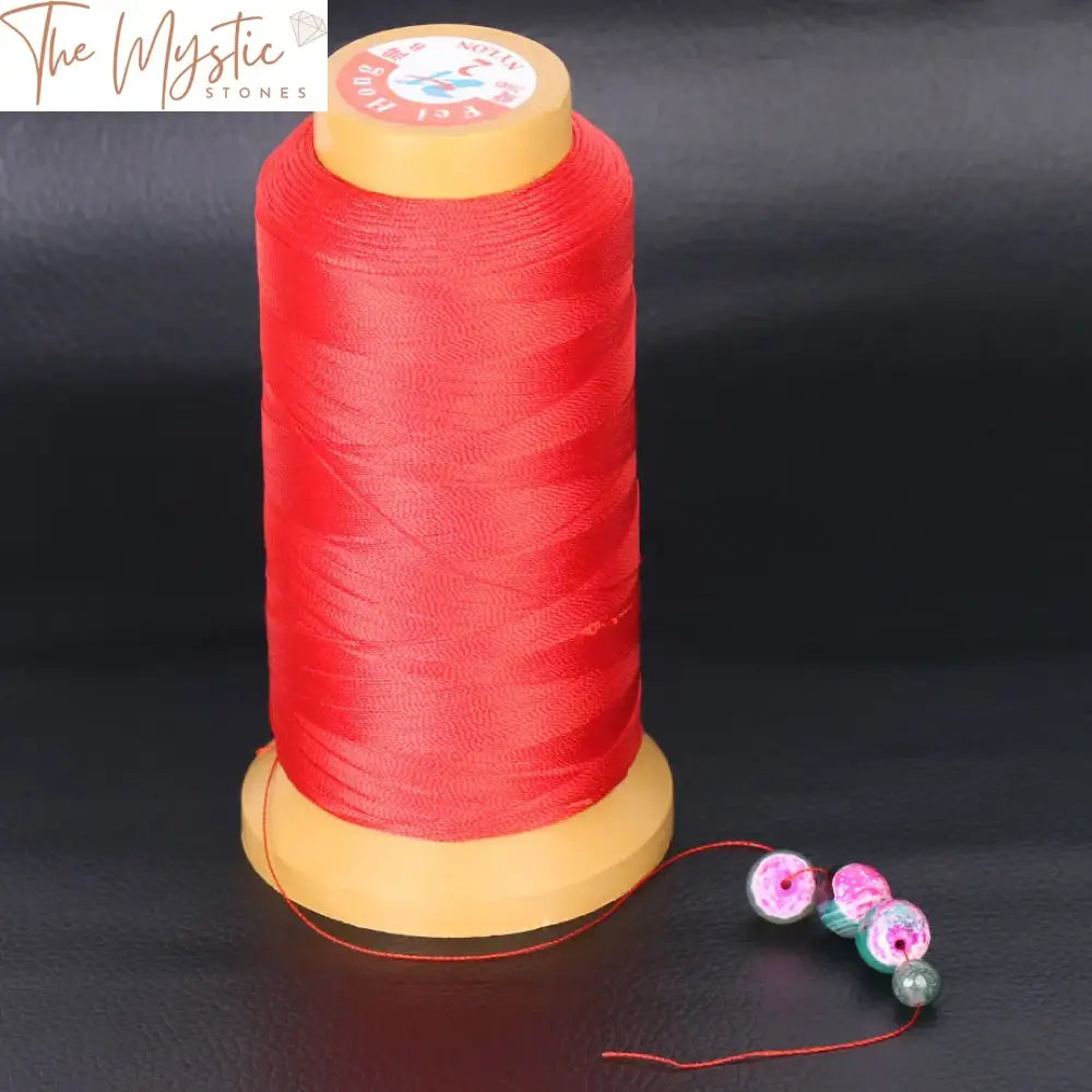 210D Nylon 1000M Polyamide Jewelry Thread - 2-Strand High Quality Silk Cord