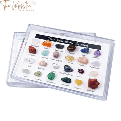 24-Piece Healing Crystal And Gemstone Collection