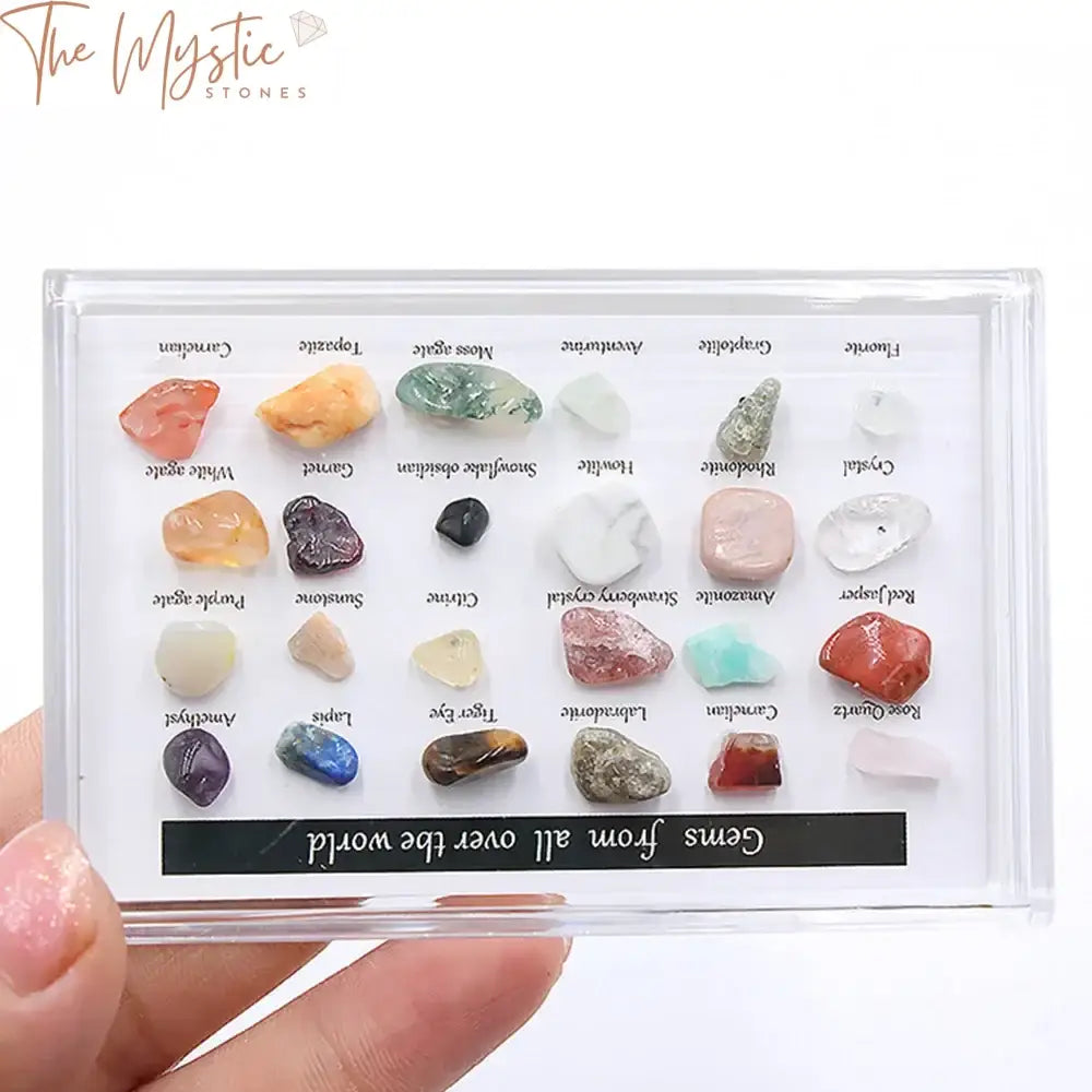 24-Piece Healing Crystal And Gemstone Collection