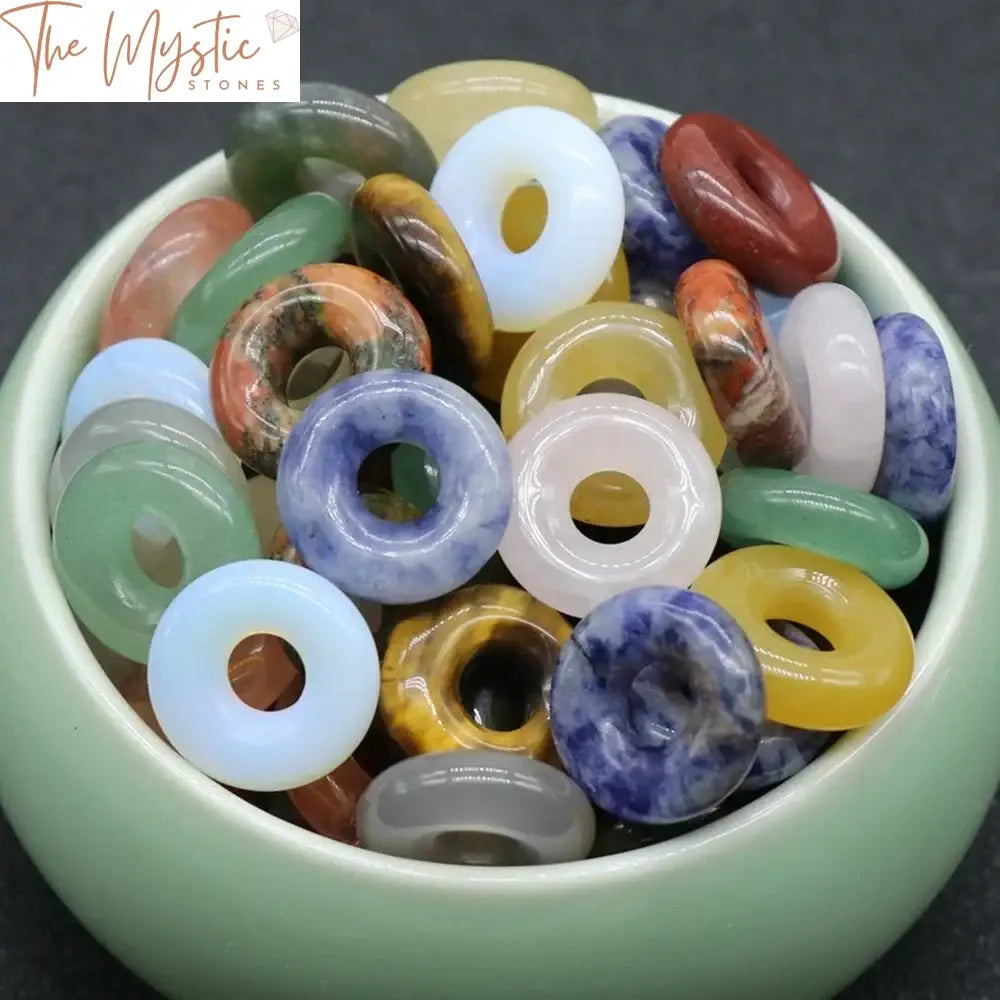 7 Chakra Crystal Donut Amulet