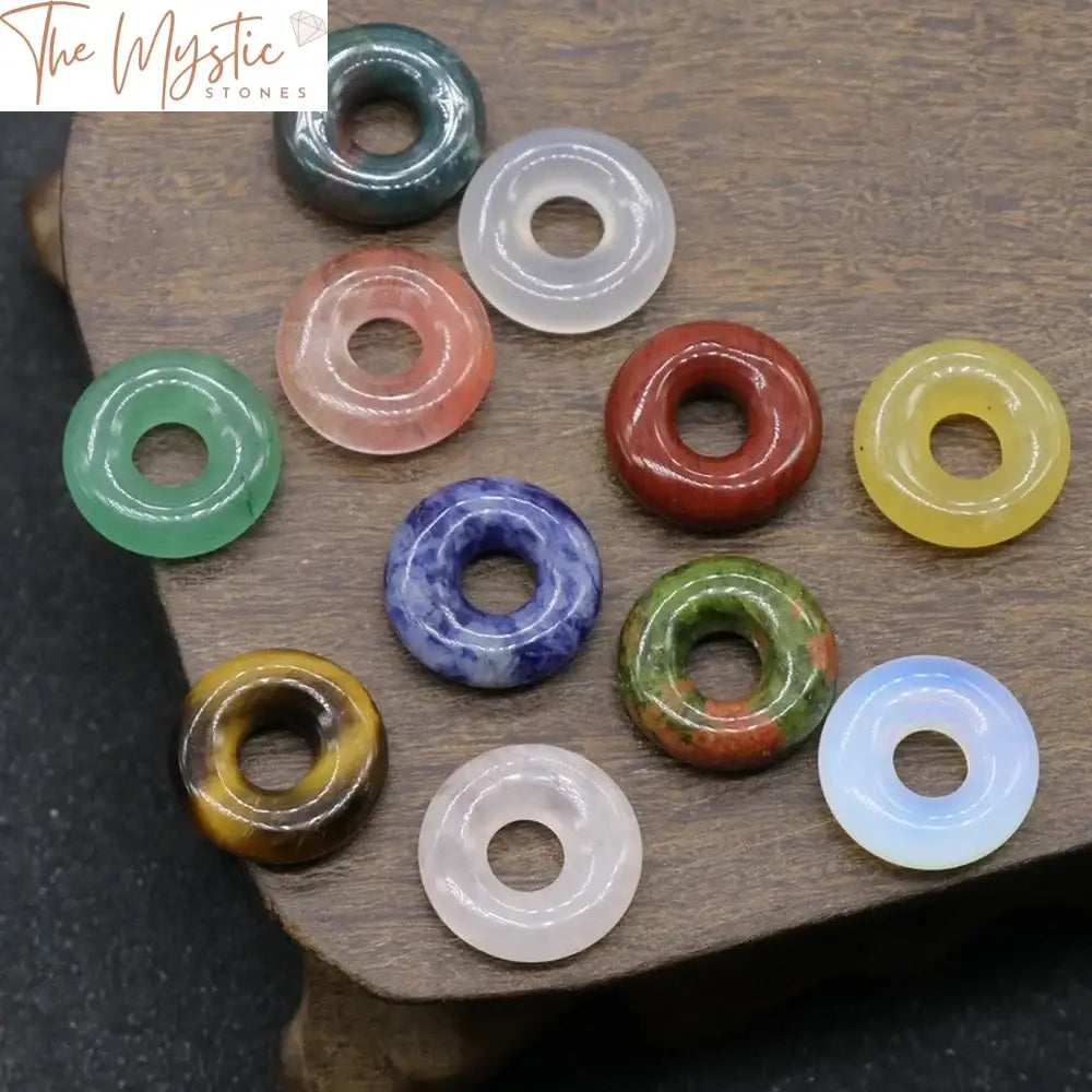 7 Chakra Crystal Donut Amulet