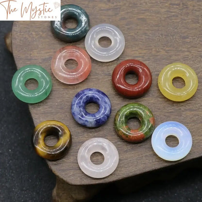 7 Chakra Crystal Donut Amulet