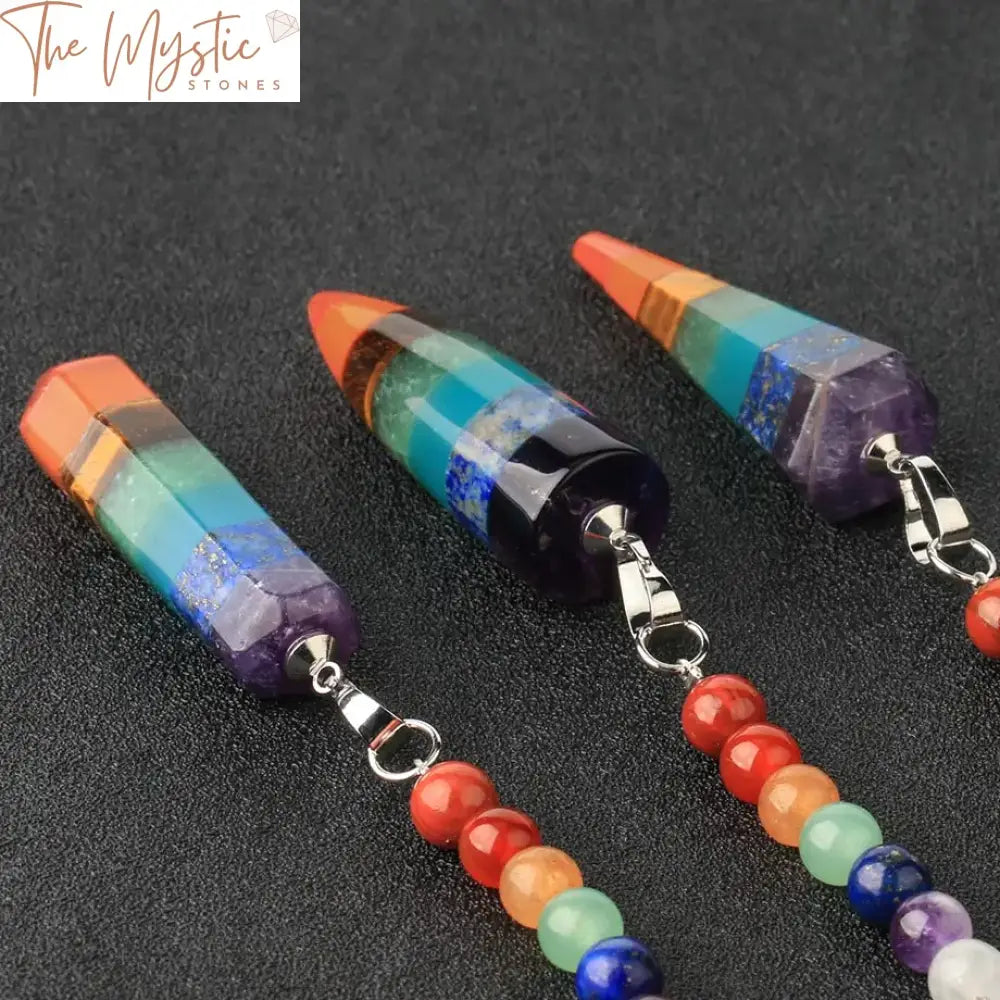 7 Chakra Healing Stone Keychain