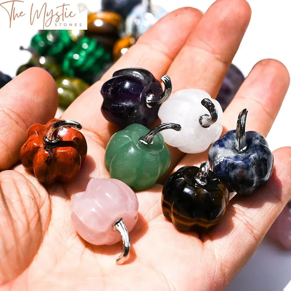 7 Chakra Mini Pumpkin Gemstone Set