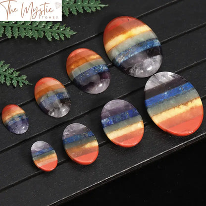 7 Chakra Natural Stone Cabochon Beads