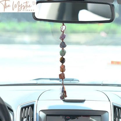 7 Chakra Natural Stone Car Hanging Decor