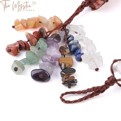 7 Chakra Natural Stone Car Hanging Decor