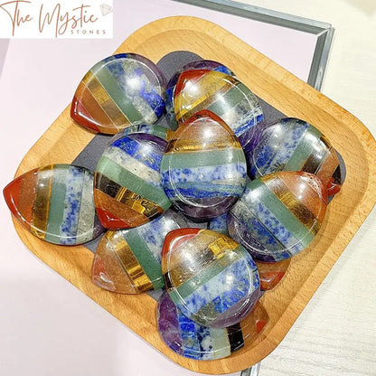 7 Chakra Reiki Energy Thumb Worry Stones