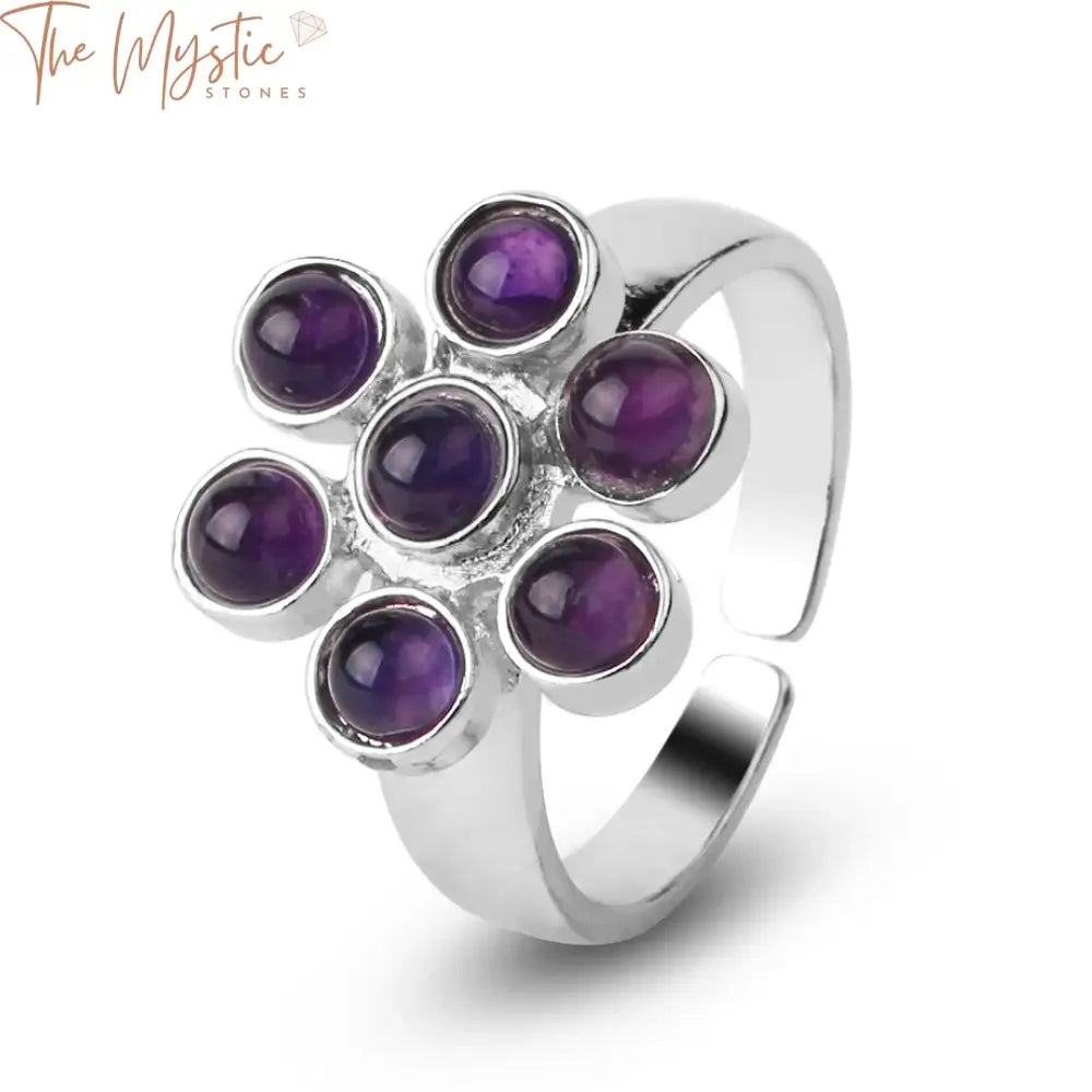 7 Chakra Reiki Healing Adjustable Ring