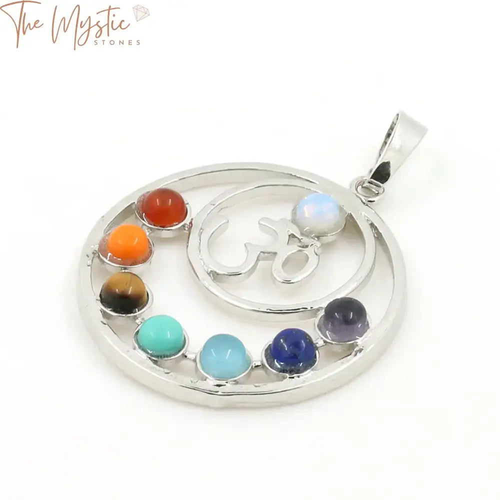 7 Chakra Reiki Healing Stone Pendants