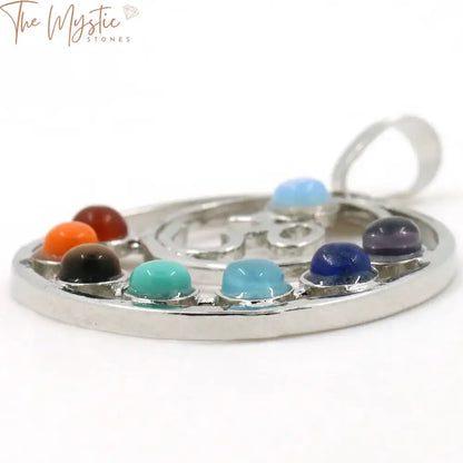 7 Chakra Reiki Healing Stone Pendants