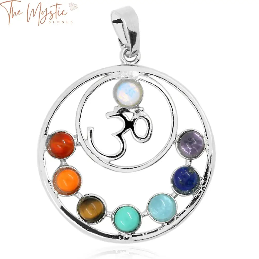 7 Chakra Reiki Healing Stone Pendants