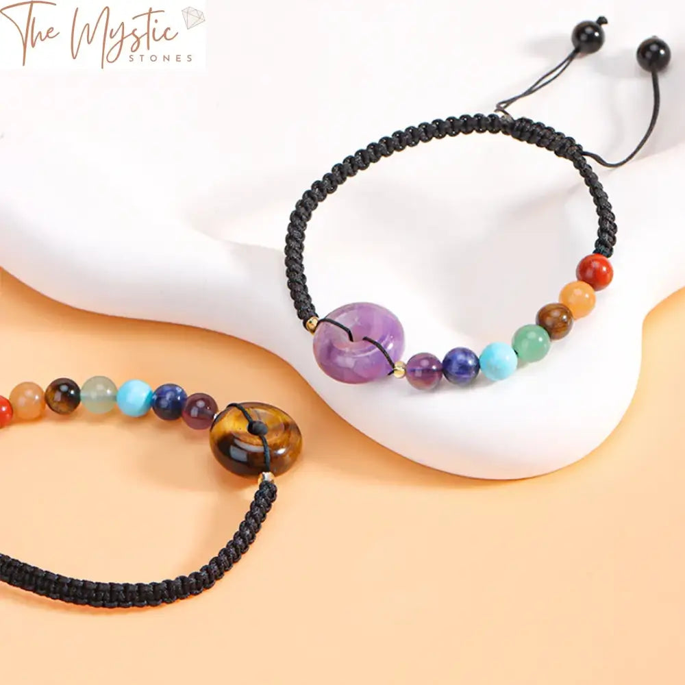 7 Chakra Reiki Natural Stone Bracelet