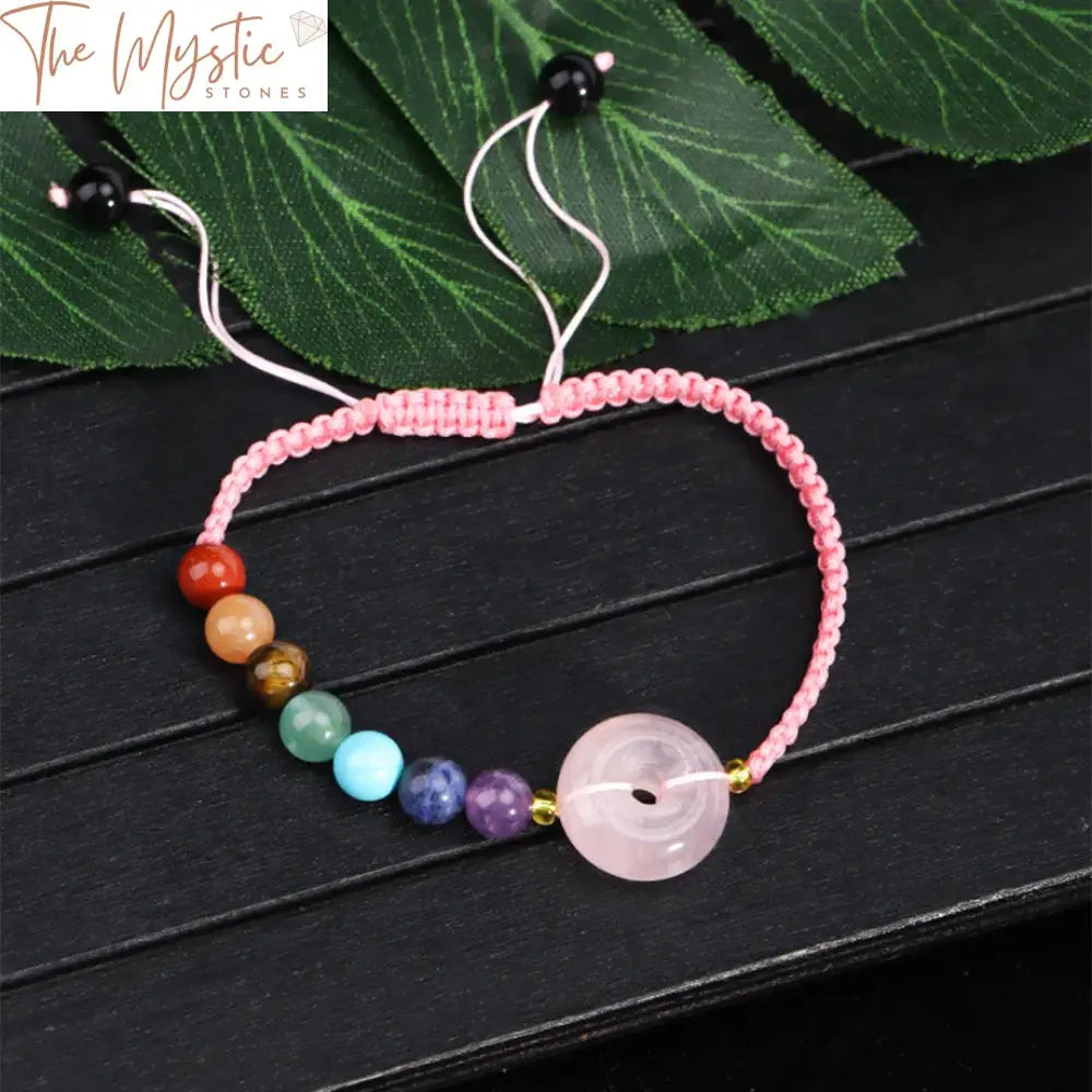 7 Chakra Reiki Natural Stone Bracelet