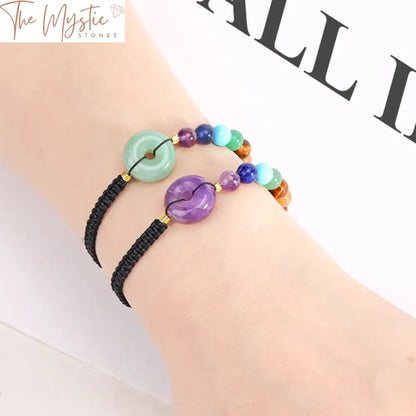 7 Chakra Reiki Natural Stone Bracelet