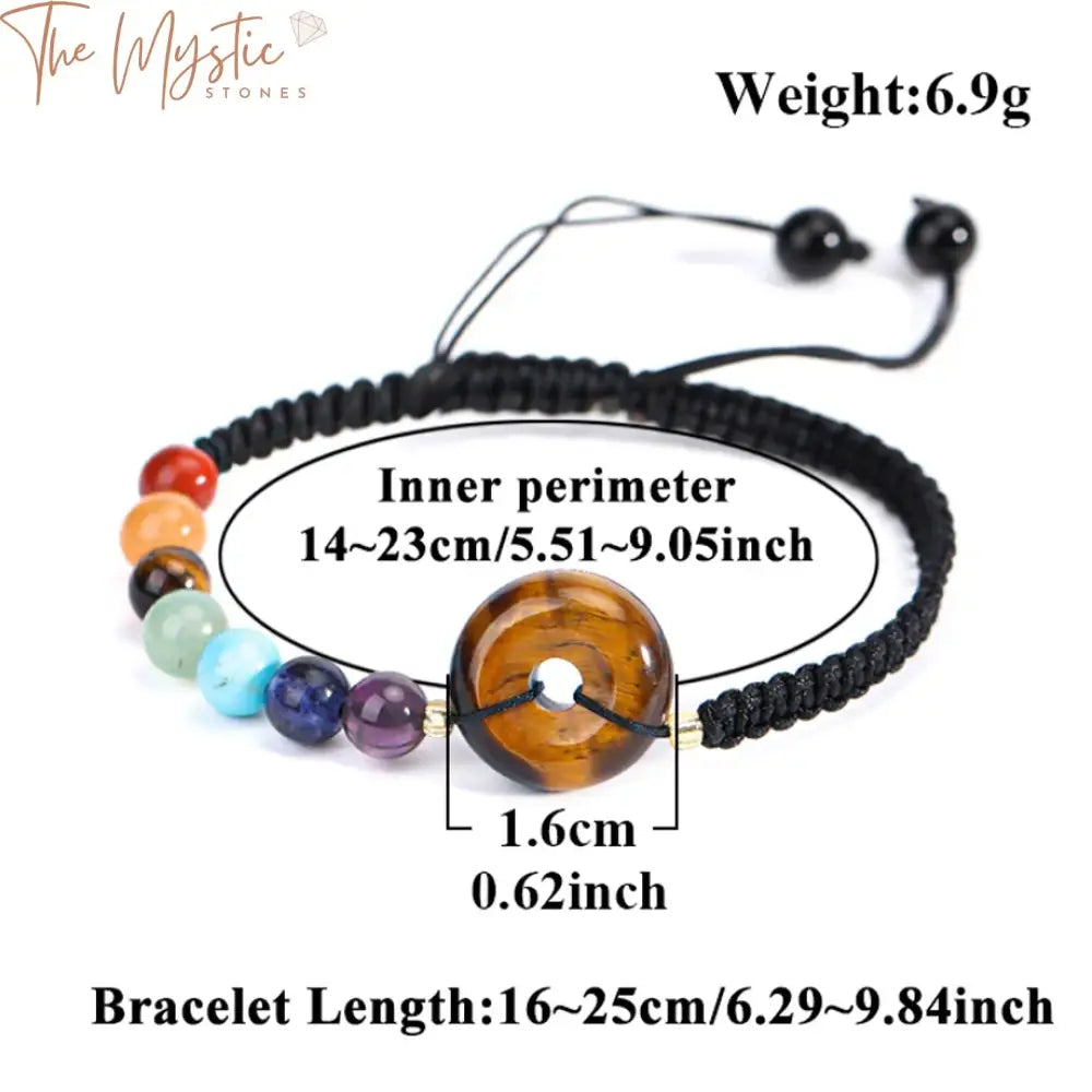 7 Chakra Reiki Natural Stone Bracelet