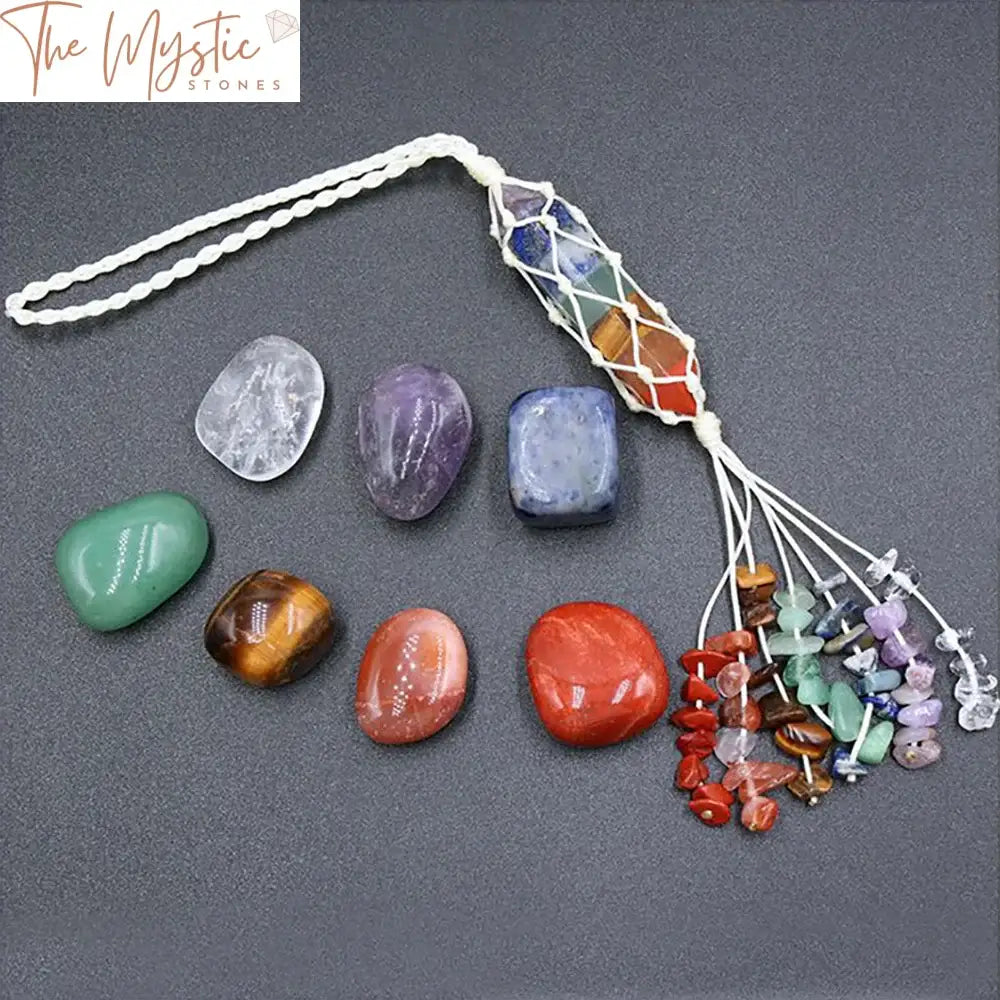 7 Chakras Healing Crystal Tassel Kit