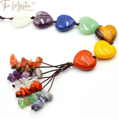 7 Chakras Natural Stone Hanging Ornament