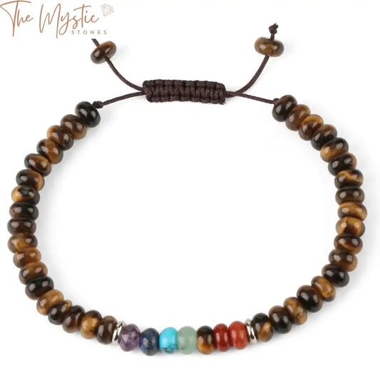 Abacus Chakra Stone Bracelet