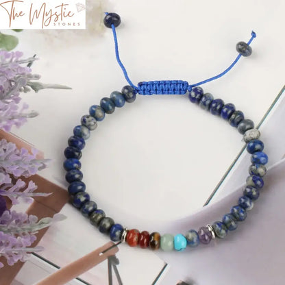 Abacus Chakra Stone Bracelet