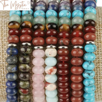 Abacus Chakra Stone Bracelet