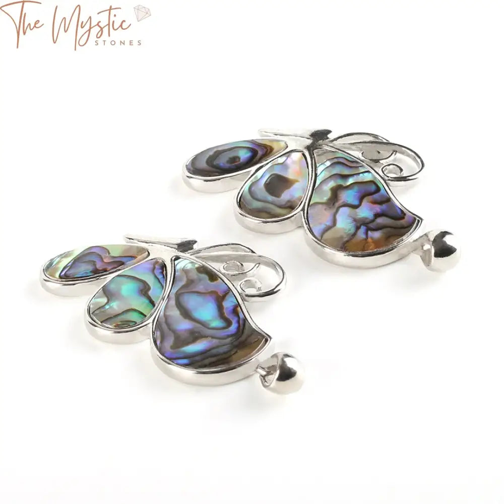 Abalone Butterfly Pendant