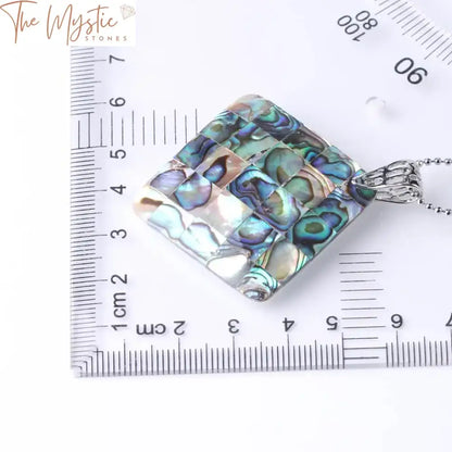 Abalone Heart & Teardrop Shell Pendant Necklace