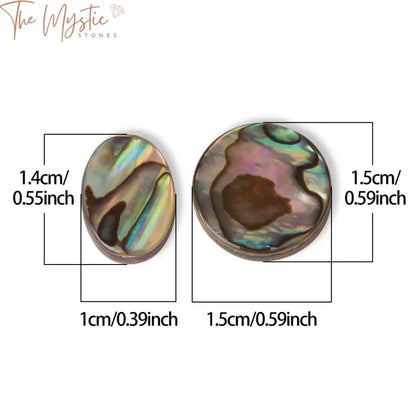 Abalone Shell 15Mm Round Beads