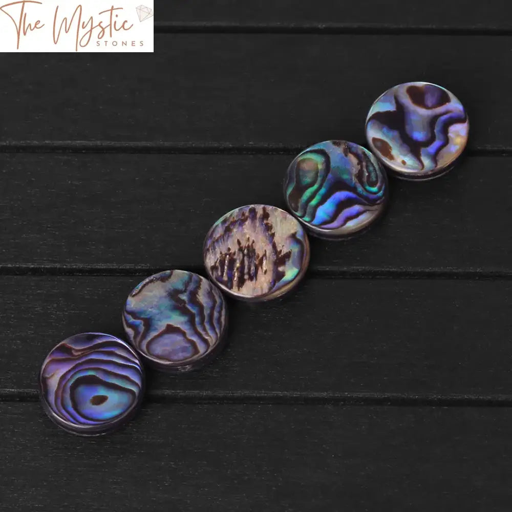 Abalone Shell 15Mm Round Beads