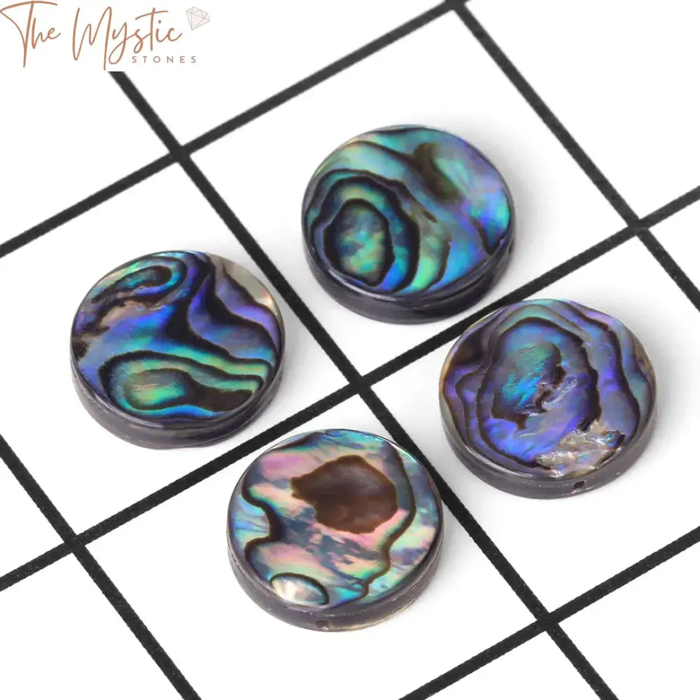 Abalone Shell 15Mm Round Beads