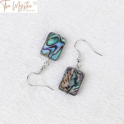 Abalone Shell Dangle Earrings