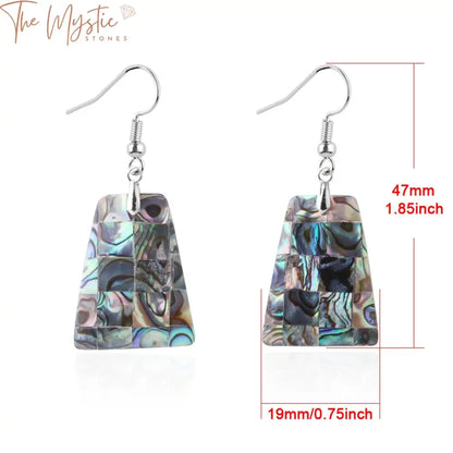 Abalone Shell Drop Earrings