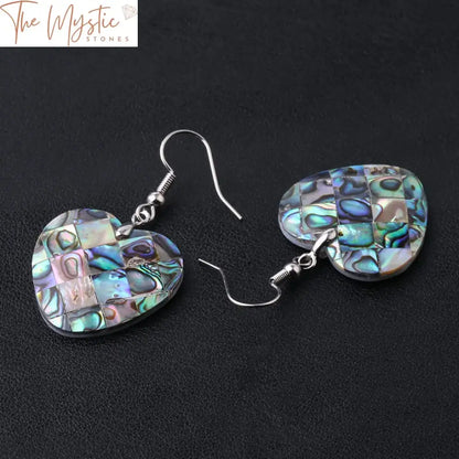 Abalone Shell Drop Earrings