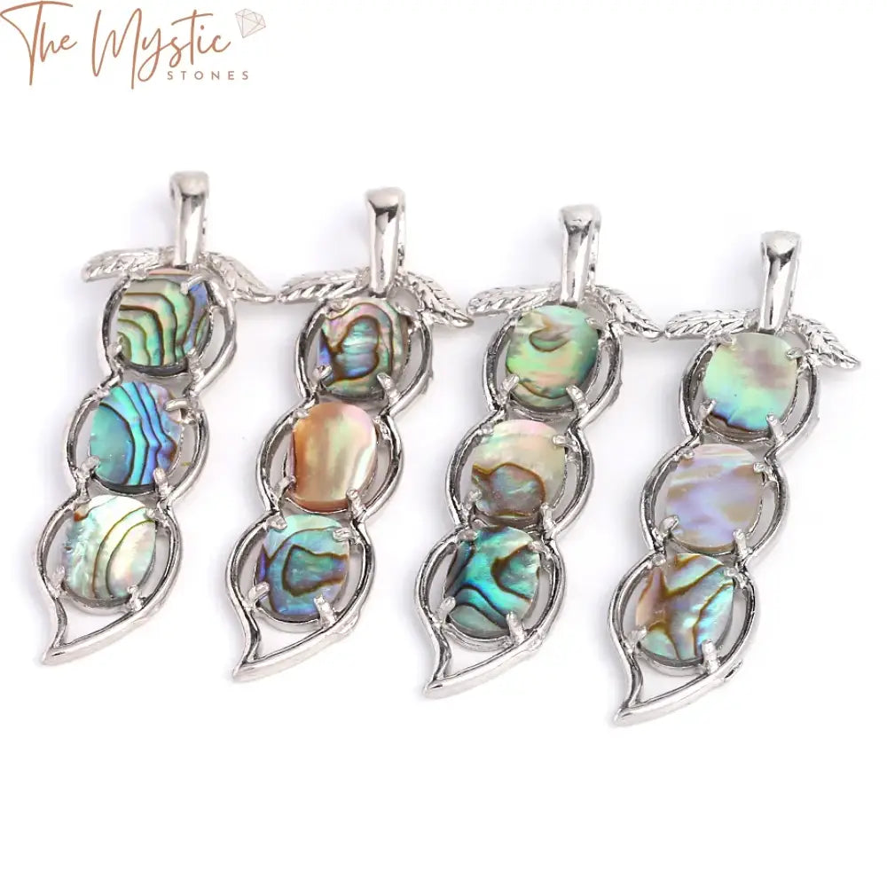 Abalone Shell Sword Pendant Necklaces