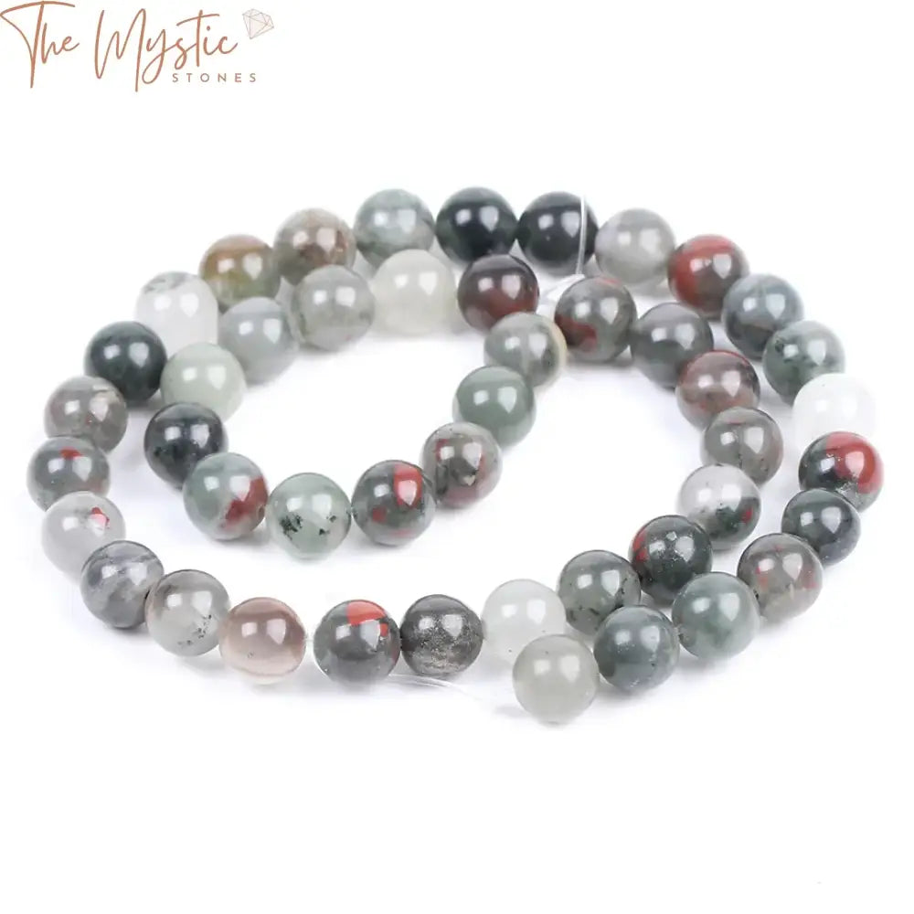 African Bloodstone Round Beads