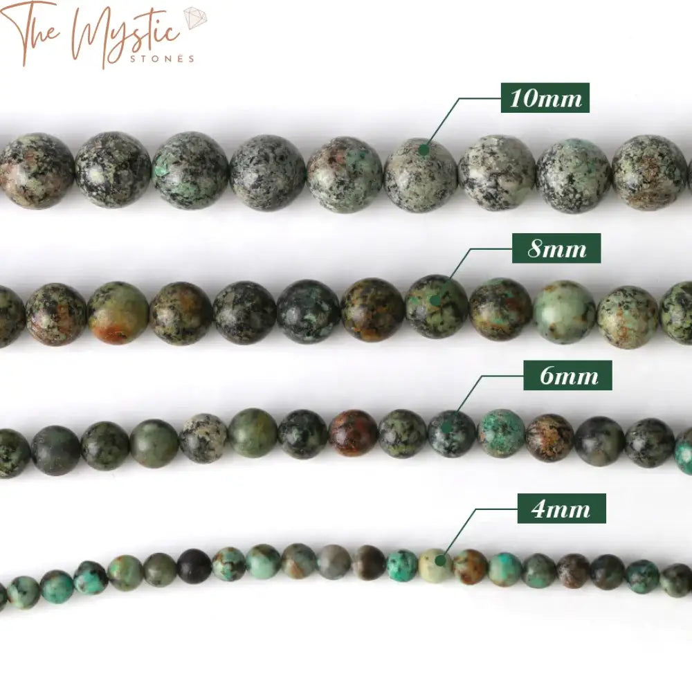 African Turquoise Natural Stone Beads