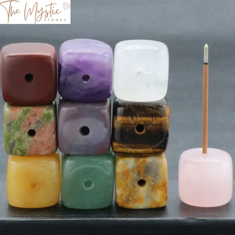 Agate Gemstone Incense Holder