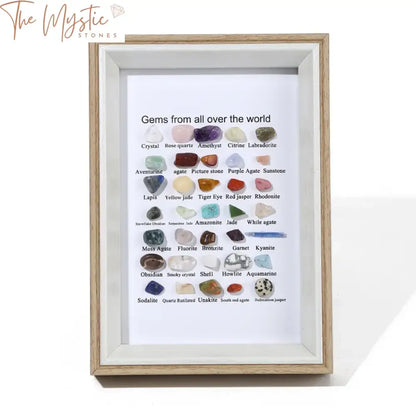 Agate Gemstone Photo Frame