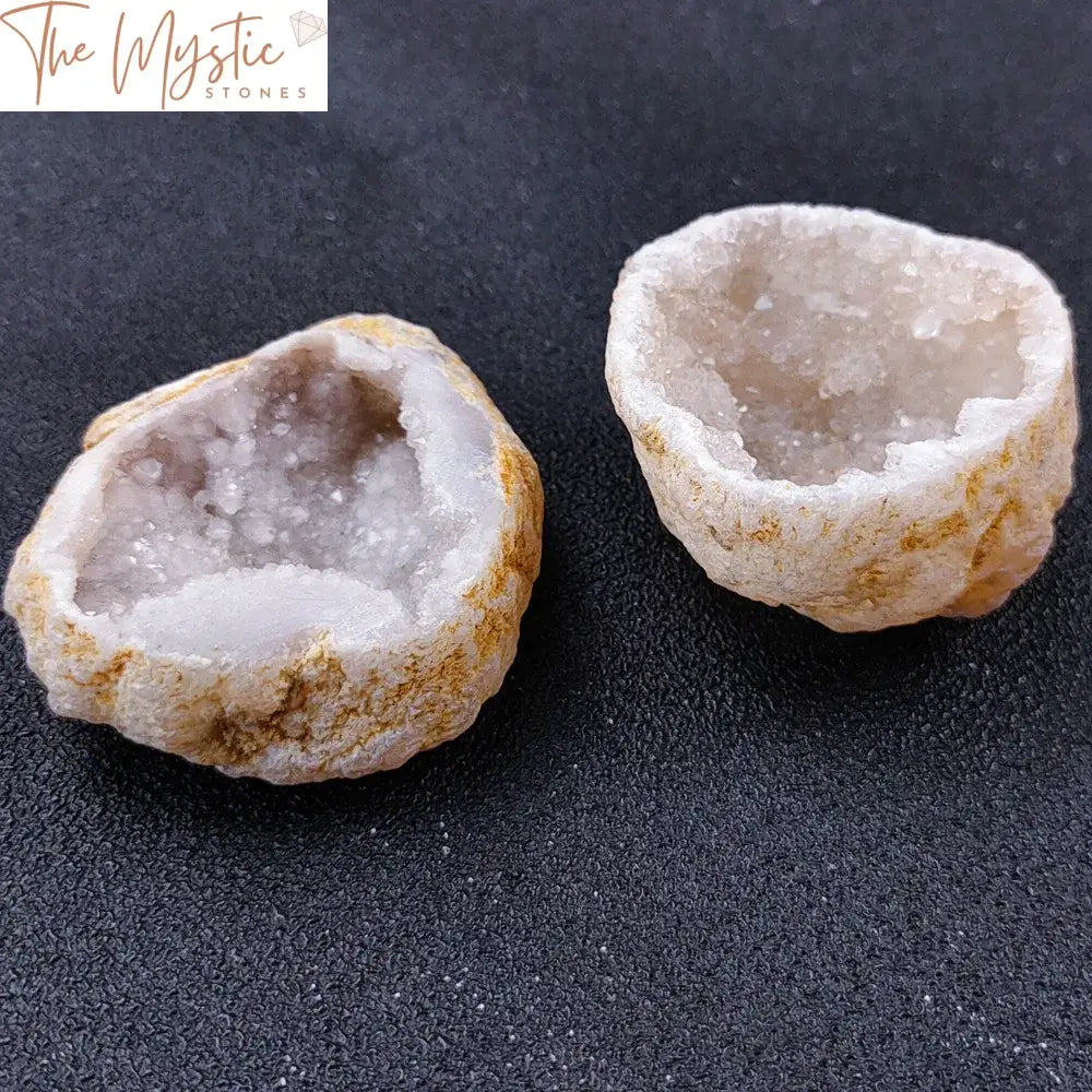 Agate Geode Crystal Coaster Set