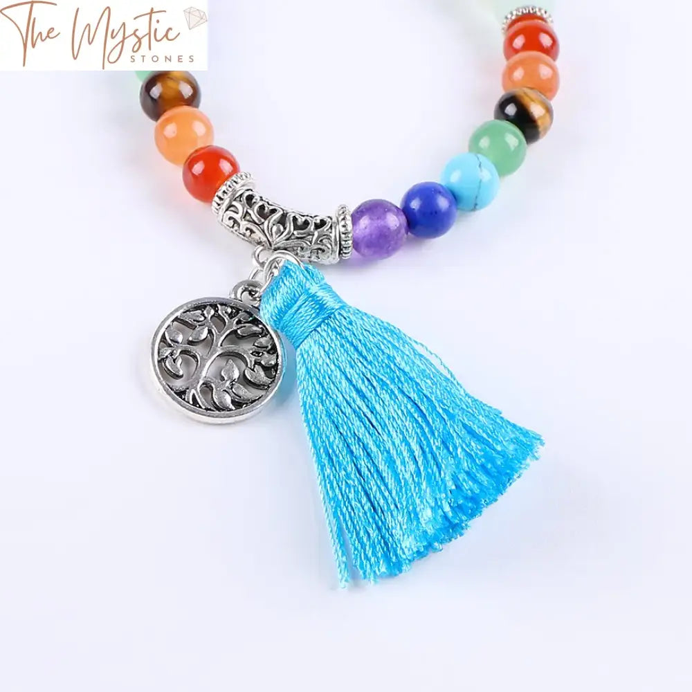 Amazonite 108 Mala Beads & 7 Chakra Bracelet