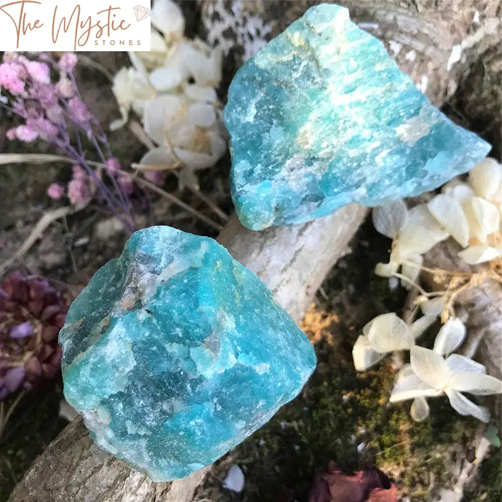 Amazonite Natural Rough Stones Bulk Lot