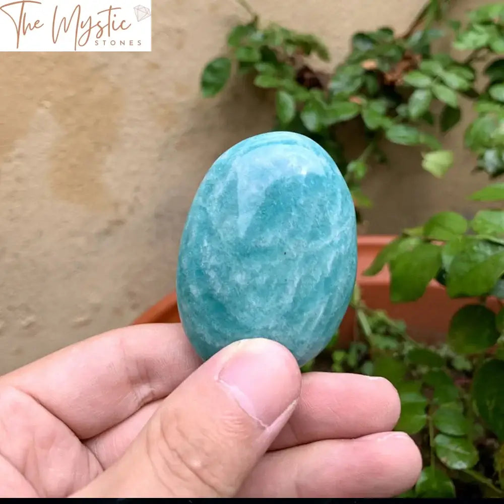 Amazonite Raw Stone Tumble - 1 Pc