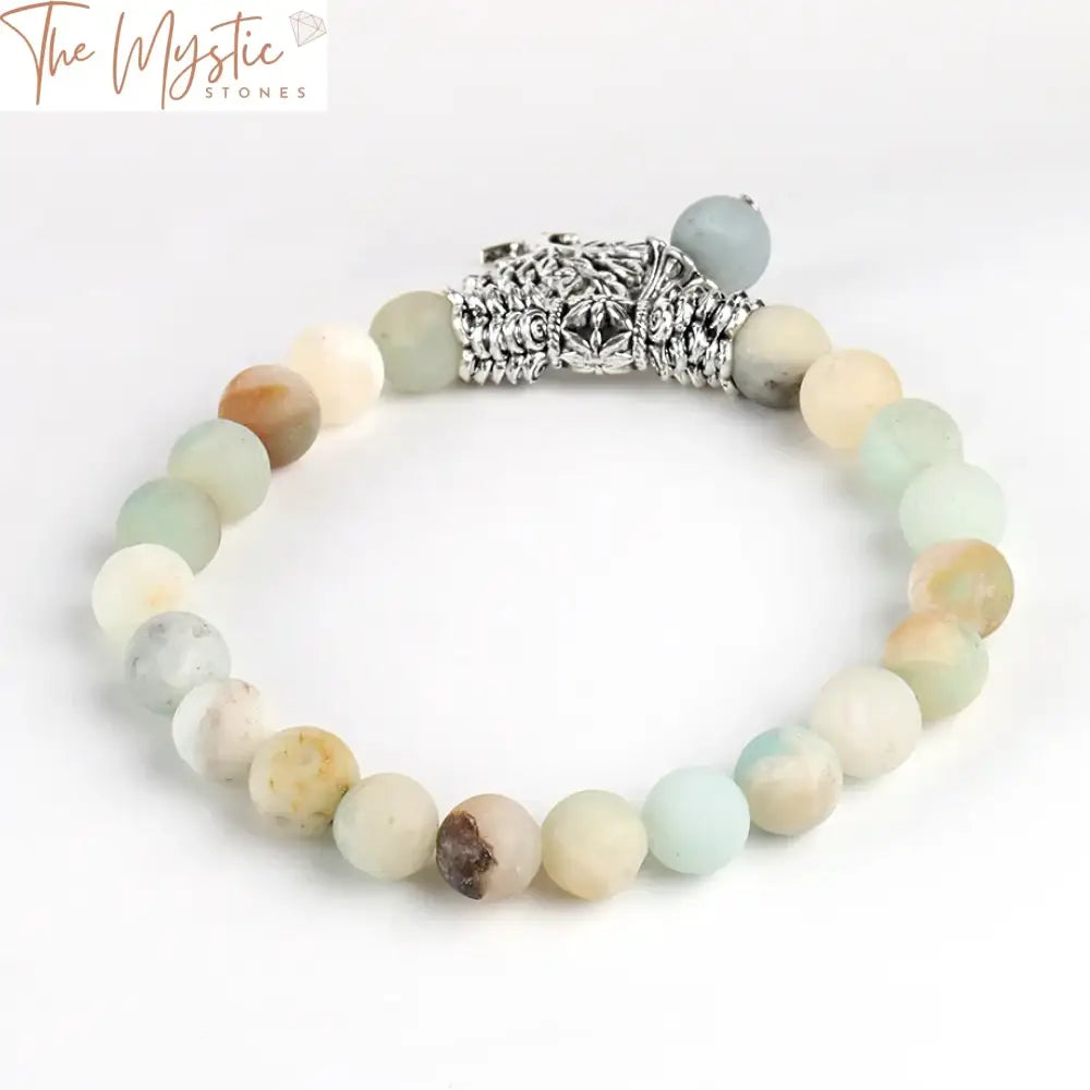 Amazonite Tree Of Life Meditation Bracelet