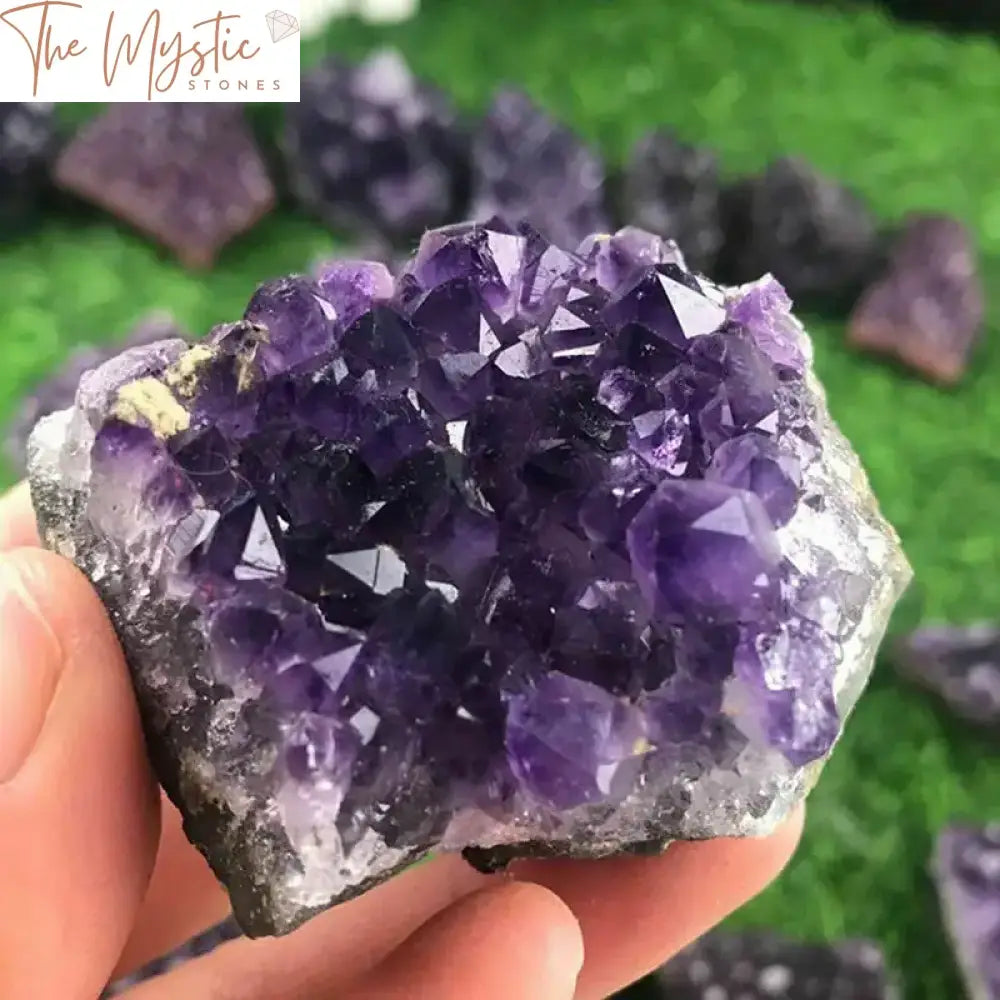 Amethyst Cluster Geode Druzy Quartz 200G-300G