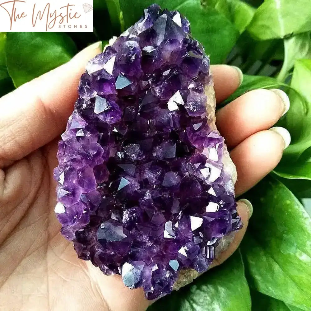 Amethyst Cluster Geode Druzy Quartz 200G-300G