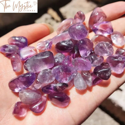 Amethyst Crystal Chips For Reiki Healing And Decor