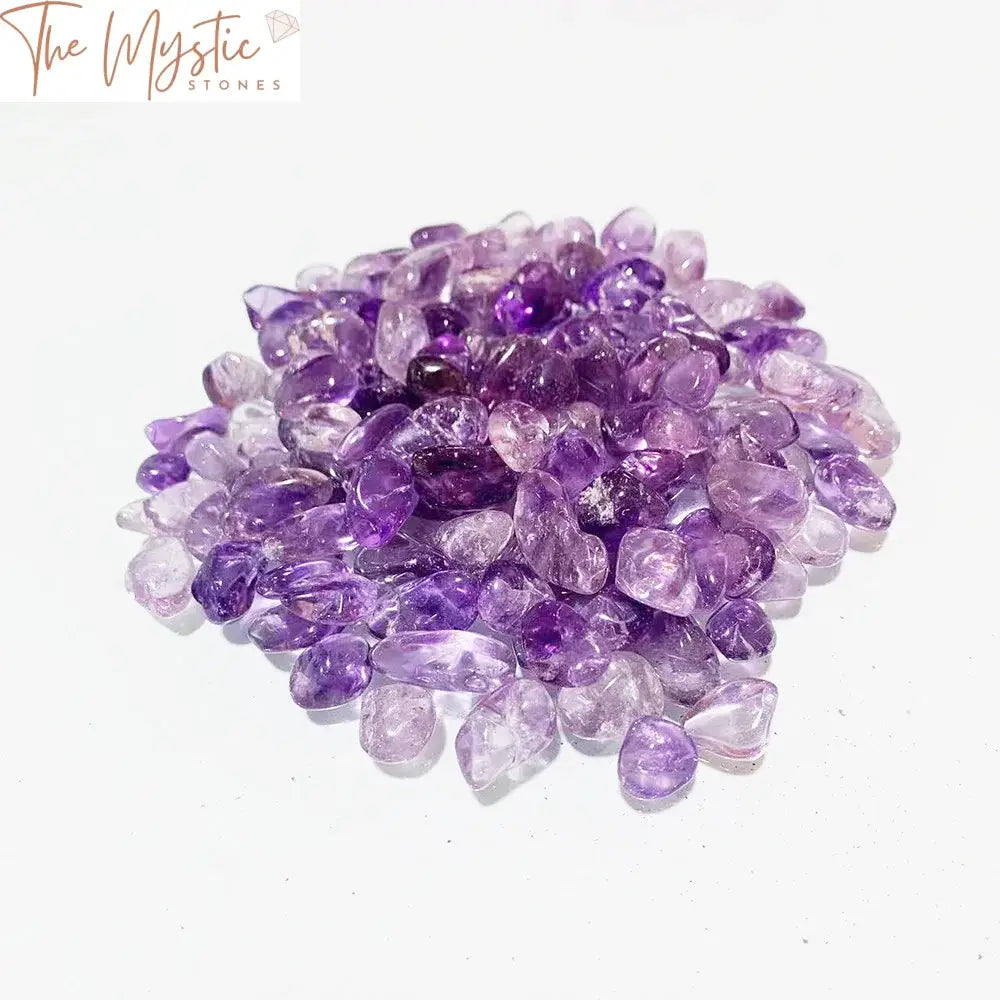 Amethyst Crystal Chips For Reiki Healing And Decor