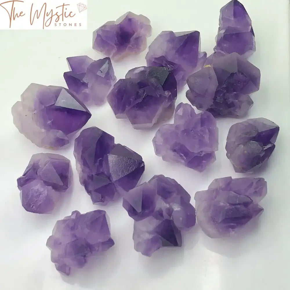 Amethyst Flower Points Bulk Lot