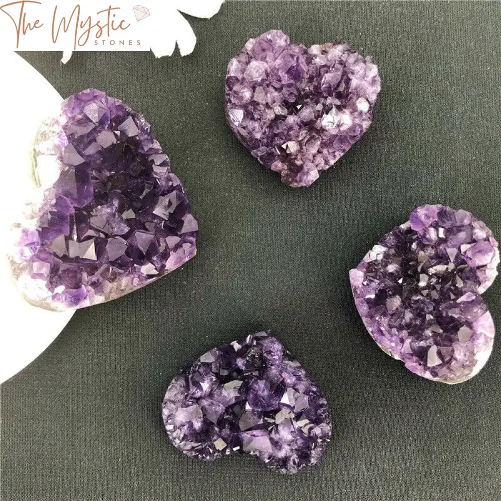 Amethyst Heart Geode Cluster