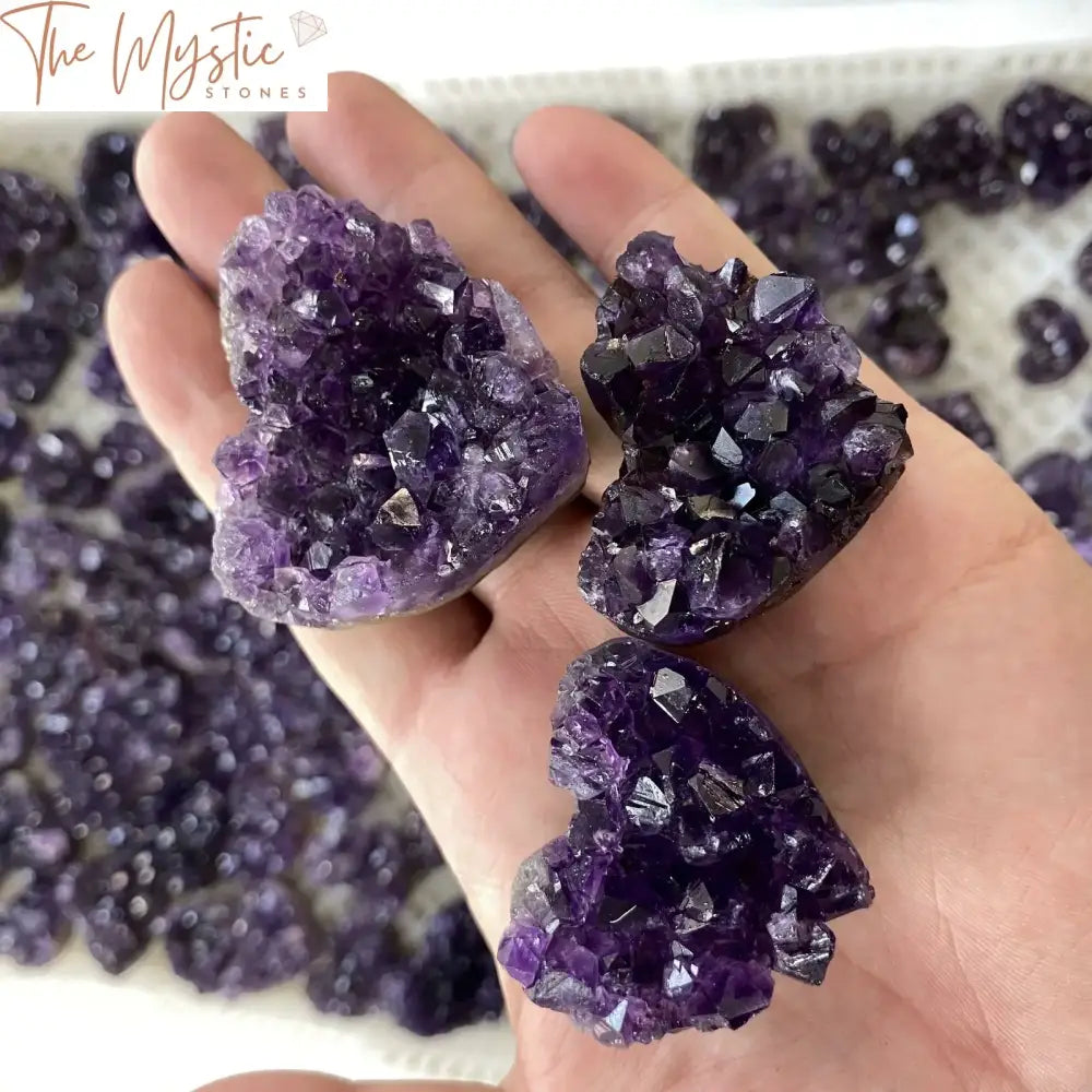 Amethyst Heart Geode Cluster